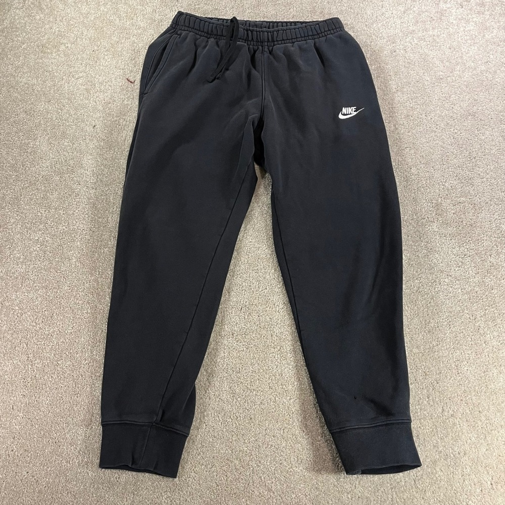 Nike Joggers Womens Small Black Sportswear Club Fleece Tapered Sweatpants‎